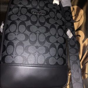 Men’s satchel and belt